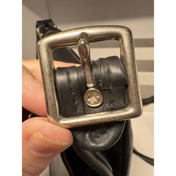 VTG Coach Bag Legacy Medium Studio Flap 9145 Black Leather Crossbody Purse Y2K - Picture 14 of 16